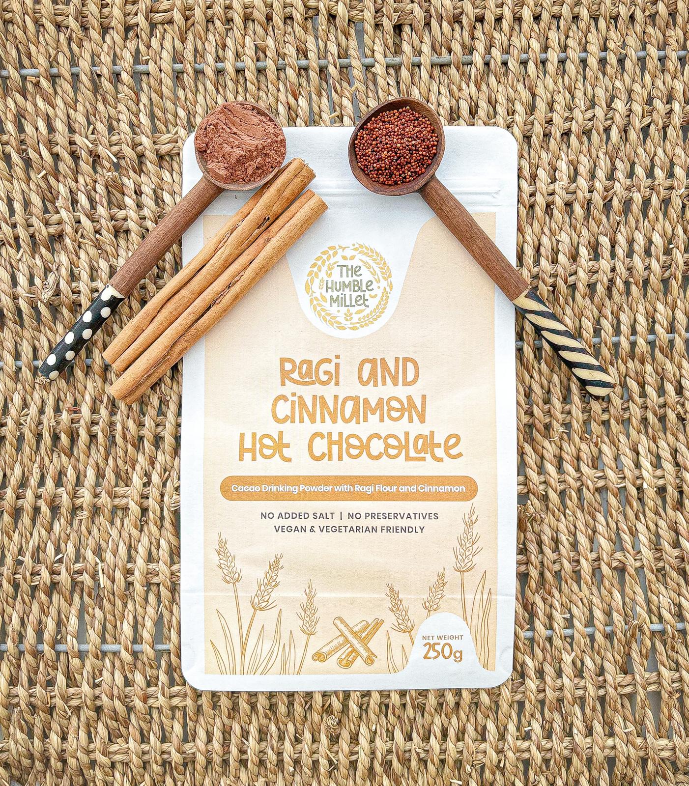 Ragi and Cinnamon Hot Chocolate