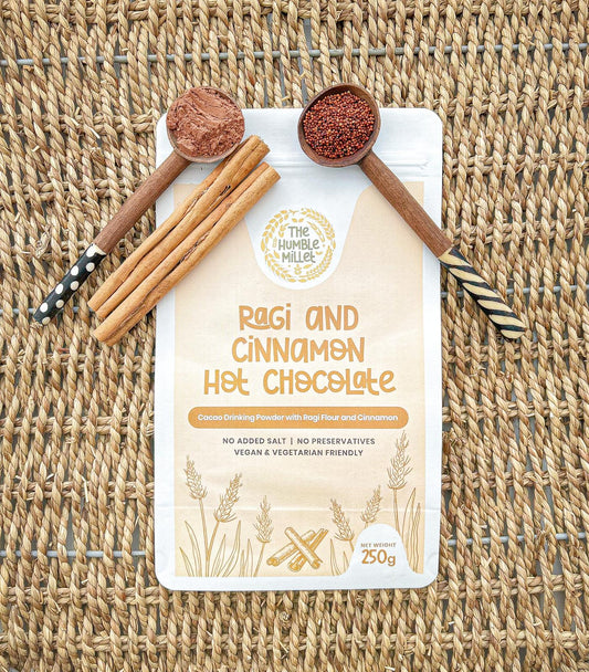 Ragi and Cinnamon Hot Chocolate