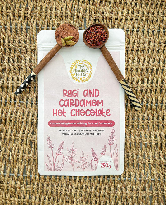Ragi and Cardamom Hot Chocolate