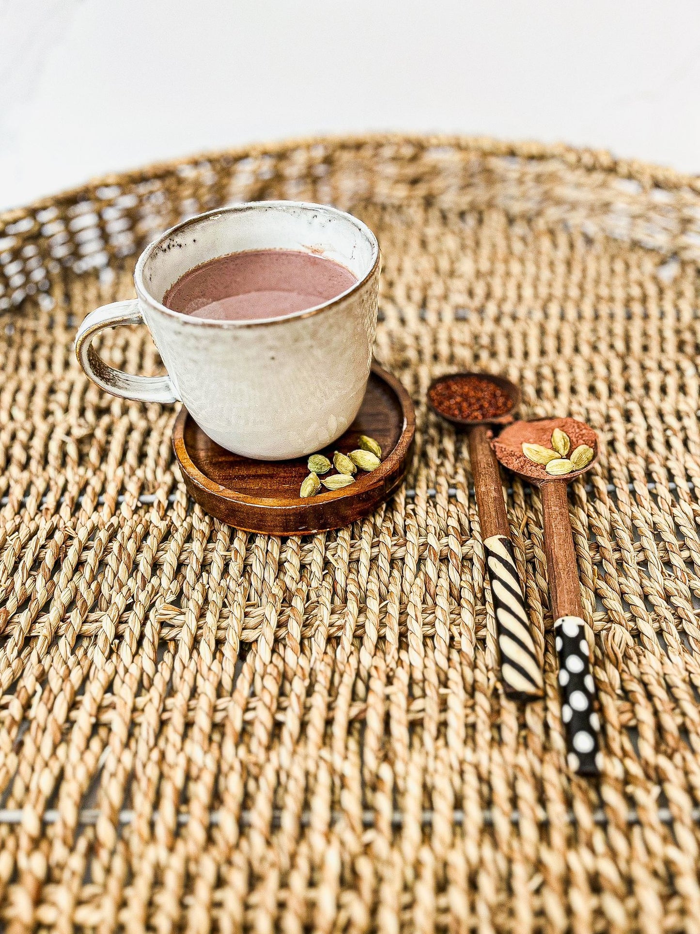 Ragi and Cinnamon Hot Chocolate