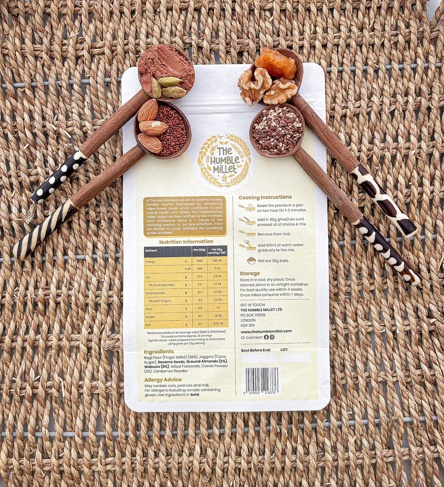 Nutty Millet Medley Mix with Cacao